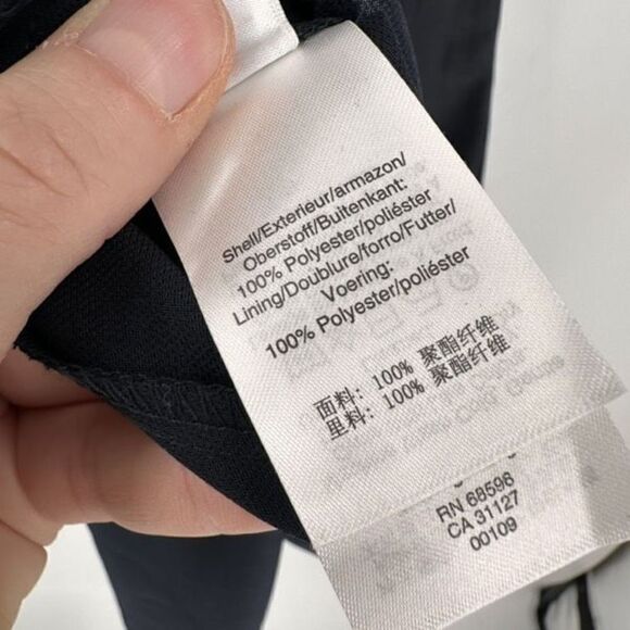 NWT DKNY Women Sleeveless Crew Neck Handkerchief Hem Shift MIDI Dress Blue Small - Picture 8 of 11